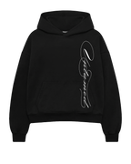 SCRIPT HOODIE [BLACK]