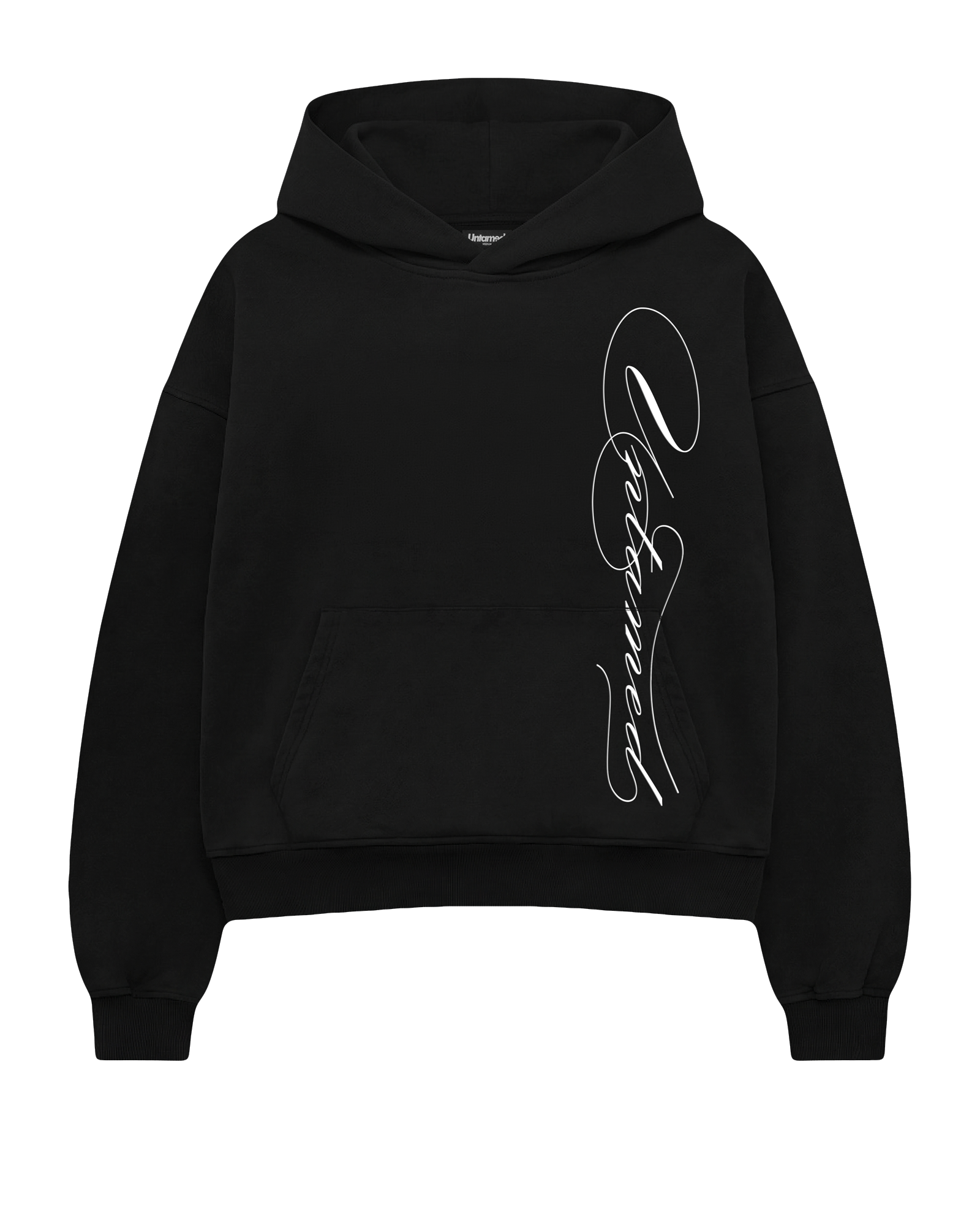 SCRIPT HOODIE [BLACK]