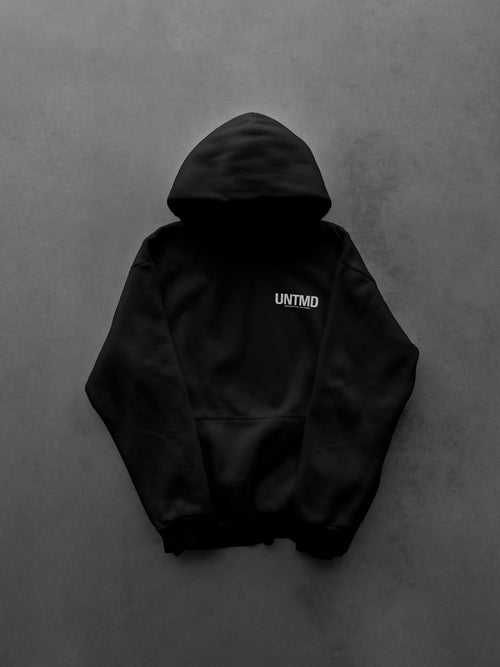 BLACK UNTMD HOODIE