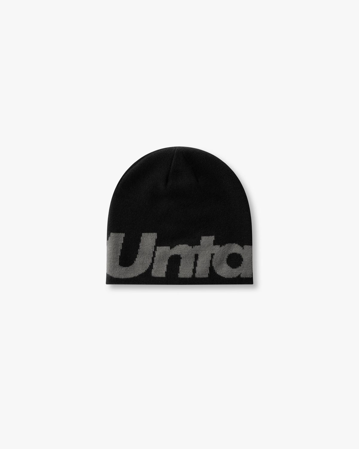 BLK/GREY JACQUARD BEANIE
