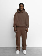 UNTAMED OPEN LEG JOGGER BROWN