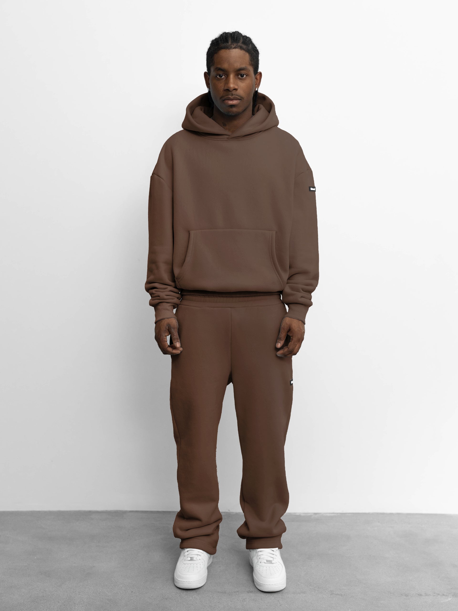 UNTAMED OPEN LEG JOGGER BROWN