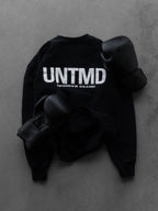 BLACK UNTMD CREWNECK