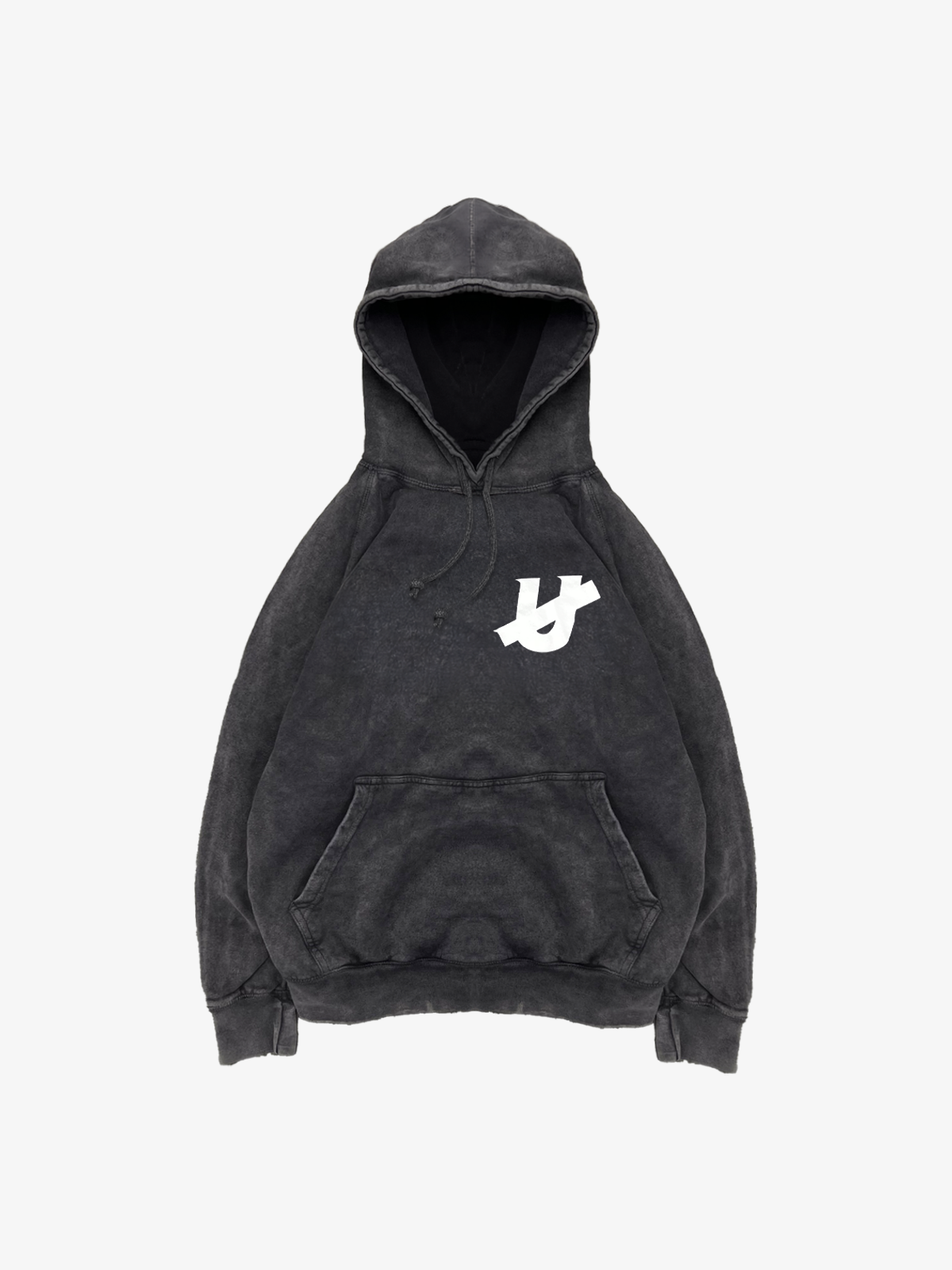 INITIAL LOGO RAGLAN HOODIE