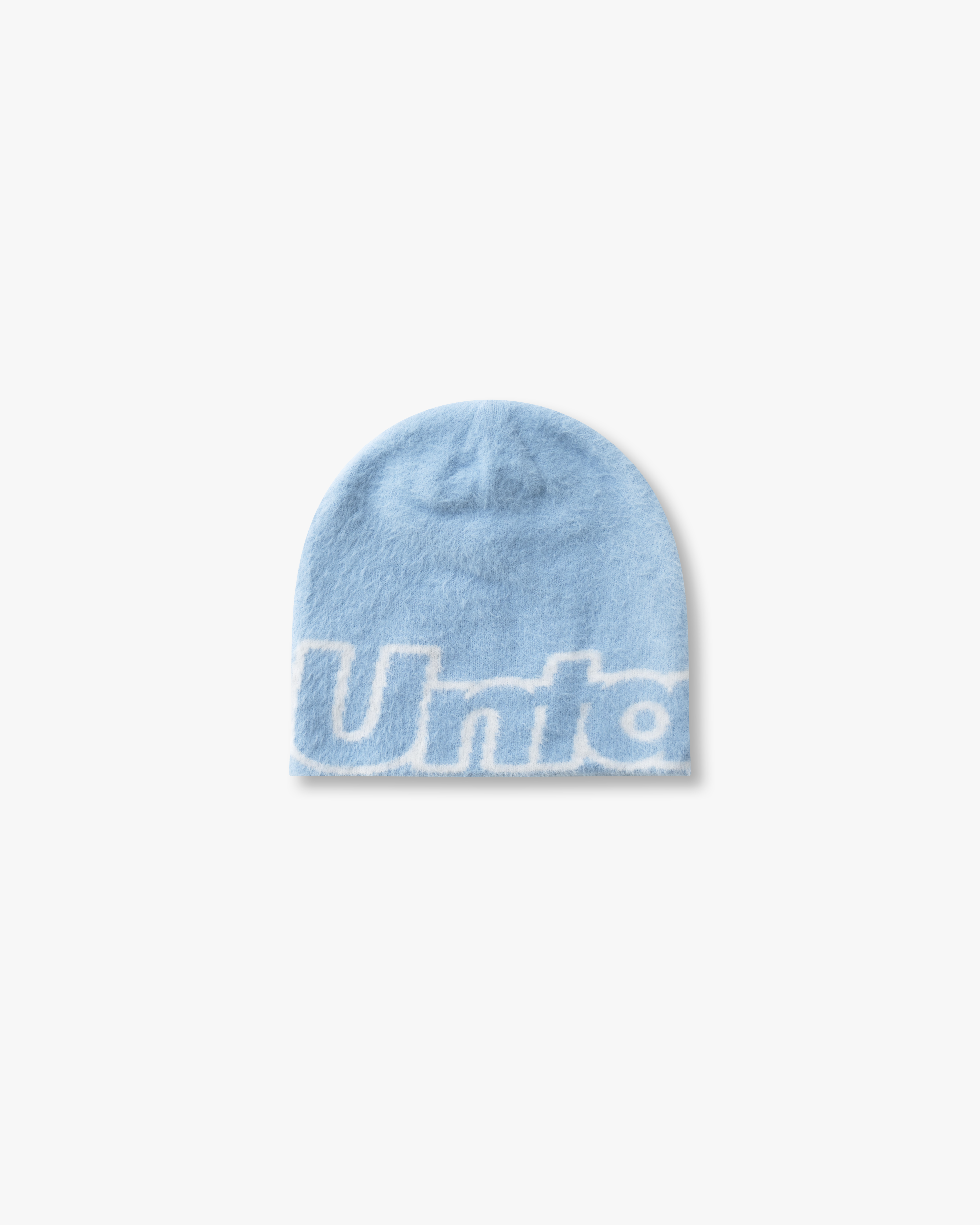 FROZEN BLUE MOHAIR BEANIE