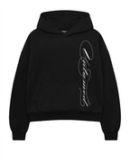 SCRIPT HOODIE [BLACK]