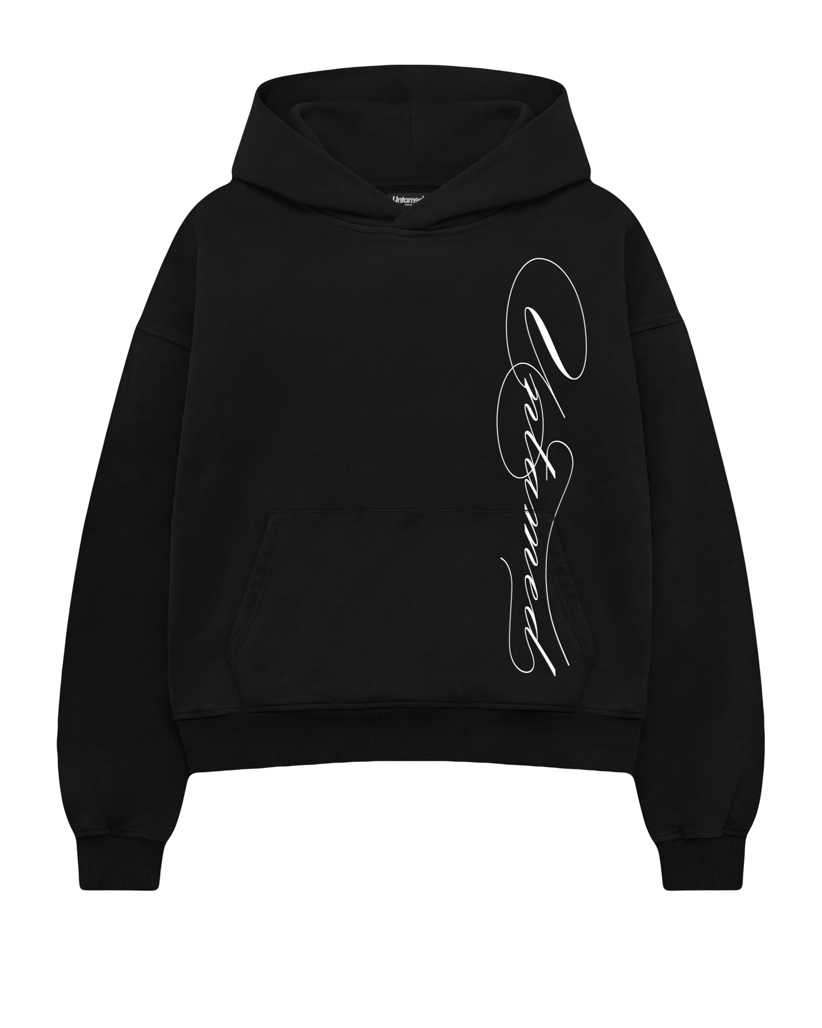 SCRIPT HOODIE [BLACK]