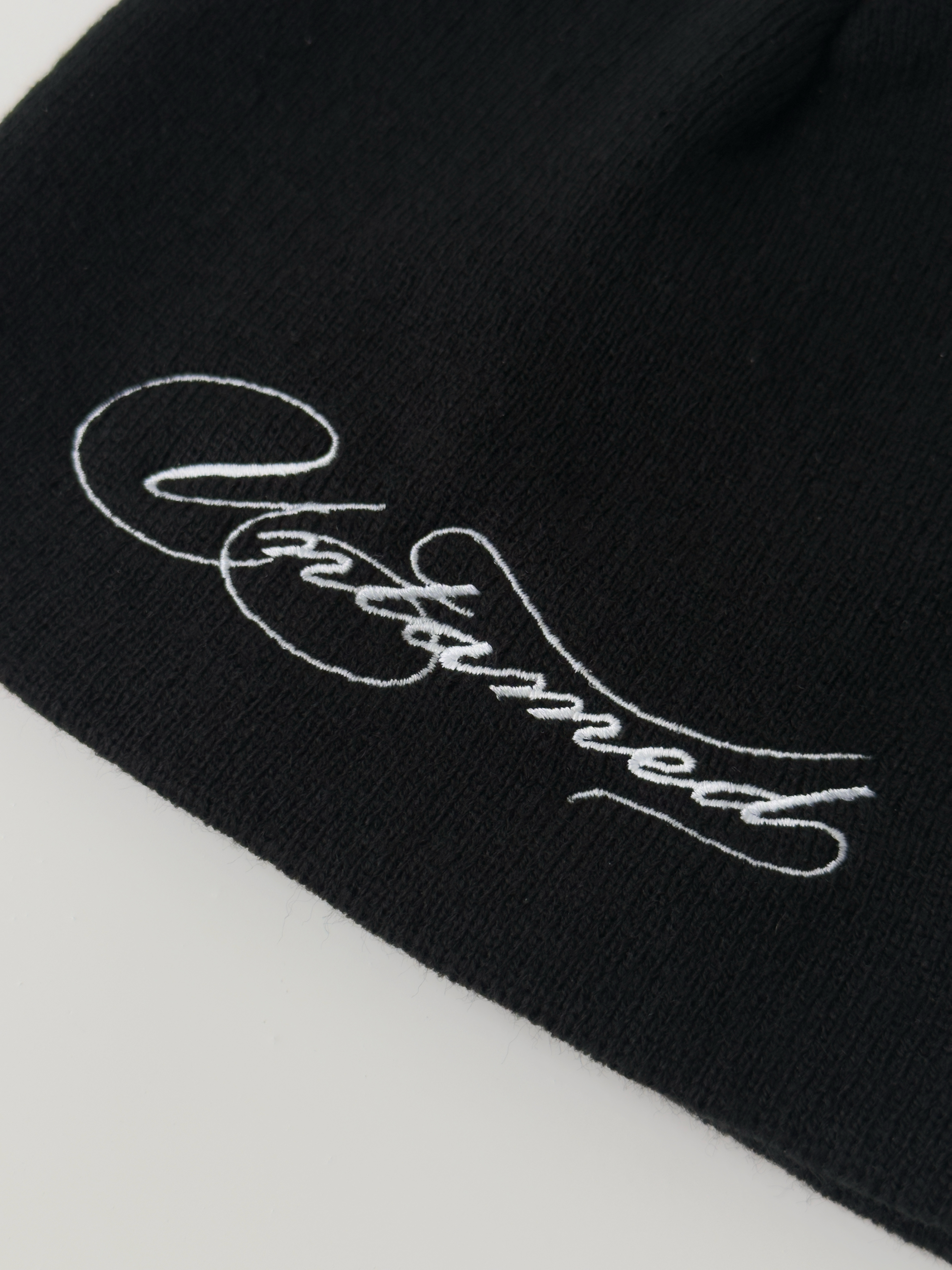 SCRIPT BEANIE [BLACK]