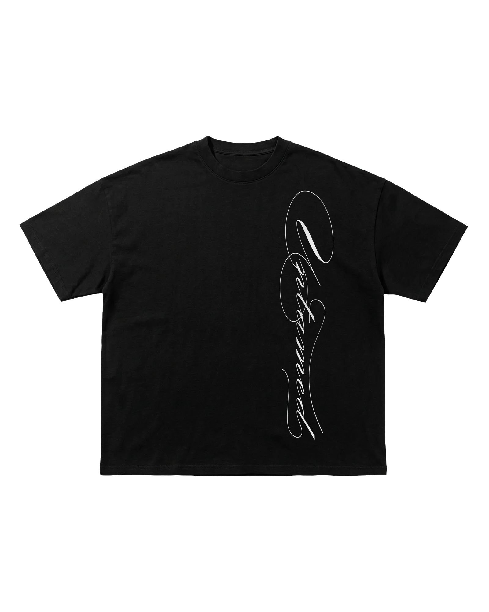 SCRIPT T-SHIRT [BLACK]