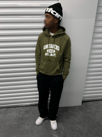 ATH DEPT. OLIVE RAGLAN HOODIE