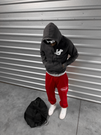 INITIAL LOGO RAGLAN HOODIE