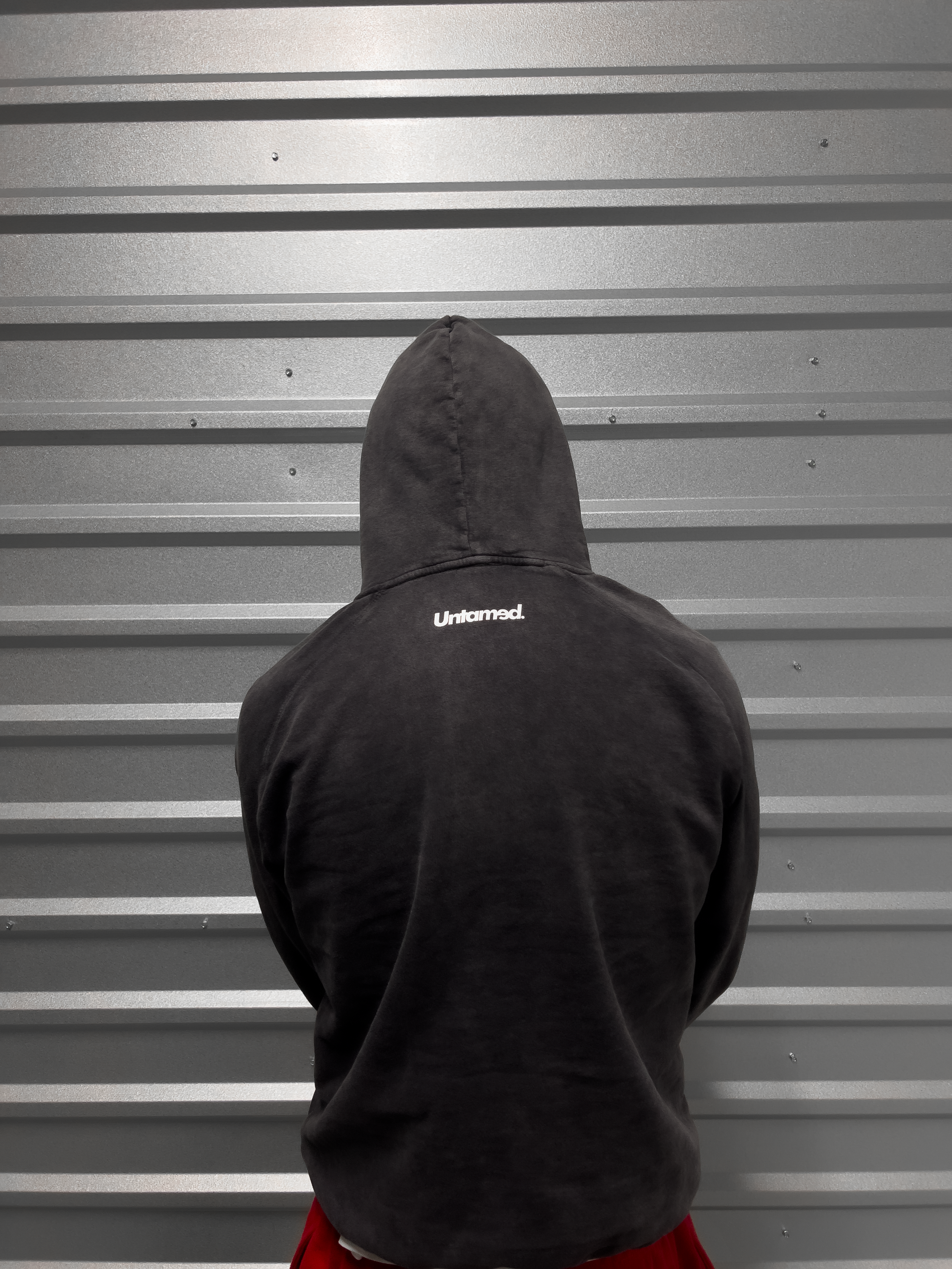 INITIAL LOGO RAGLAN HOODIE