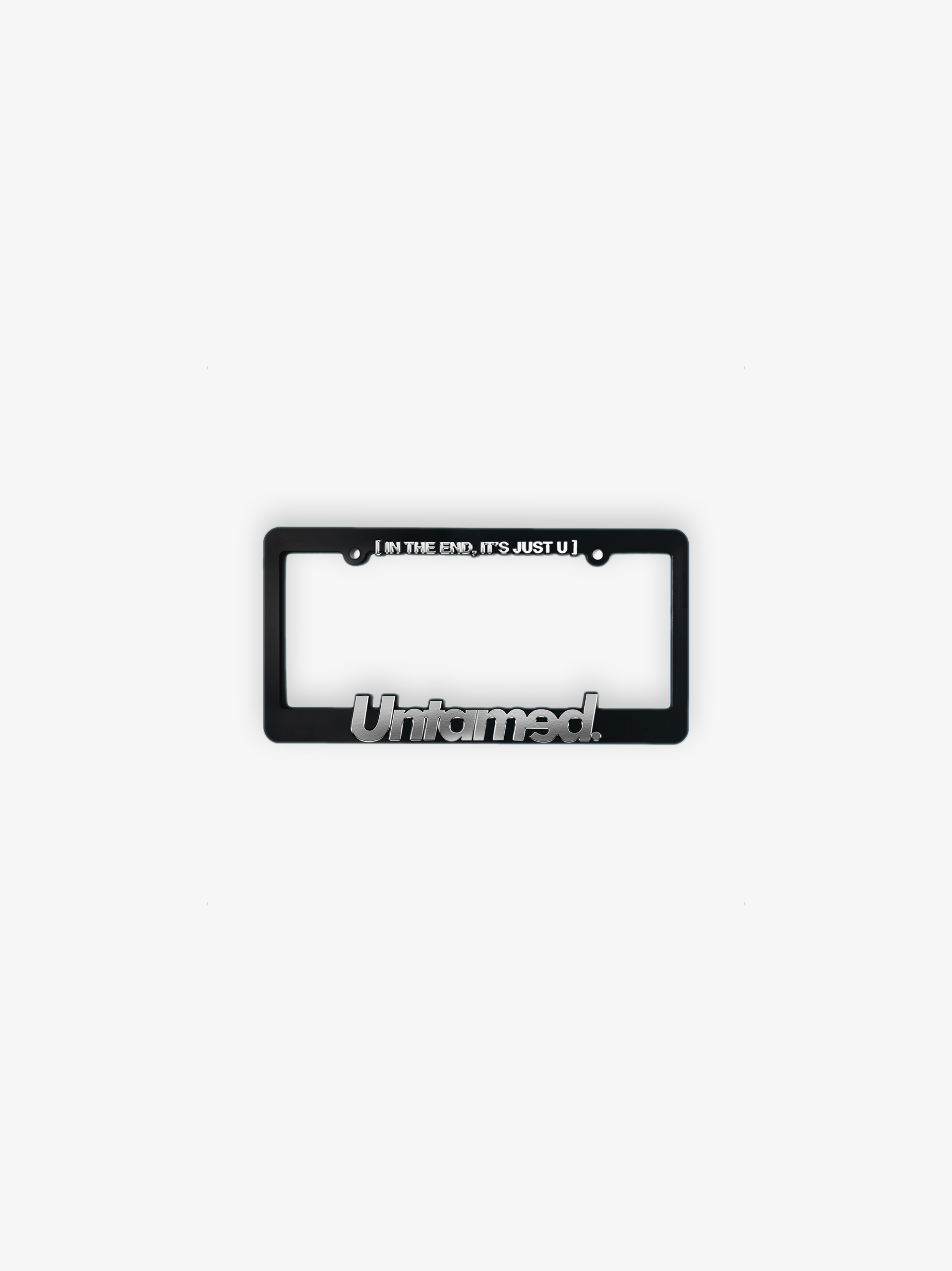 LICENSE PLATE FRAME [CHROME]